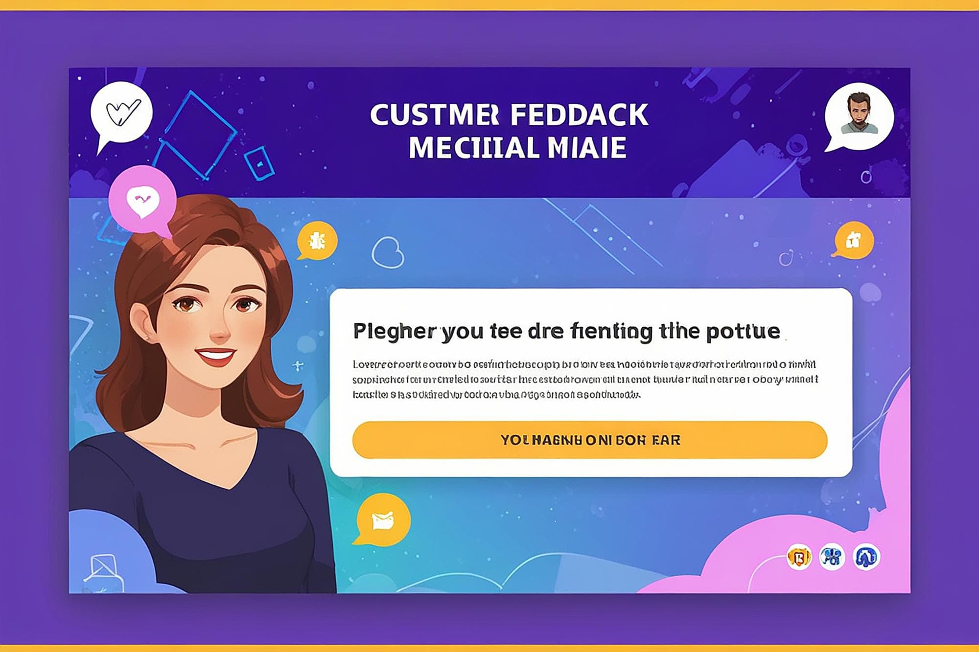 Cover illustration for Voice of Customer Template Template: Structure, Examples, and Checklist